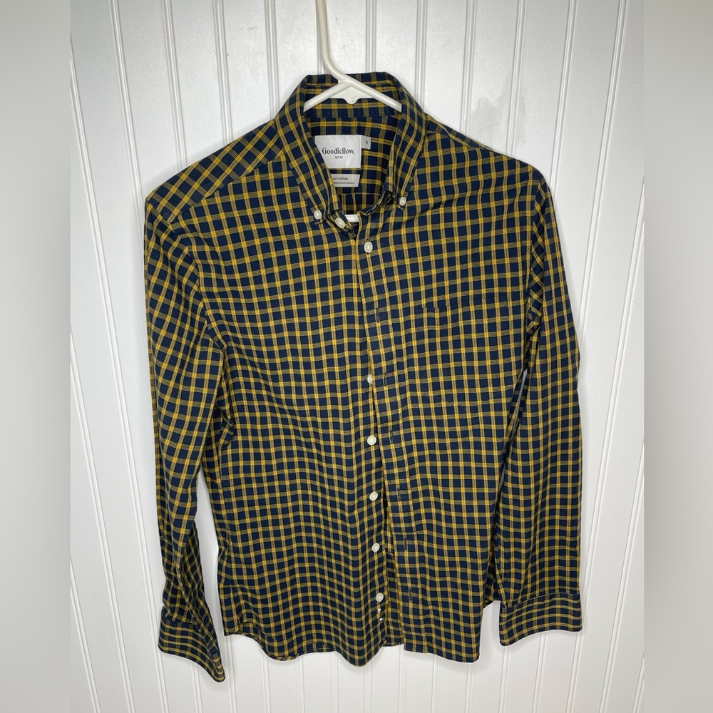 Goodfellow mens small slim fit dress shirt
